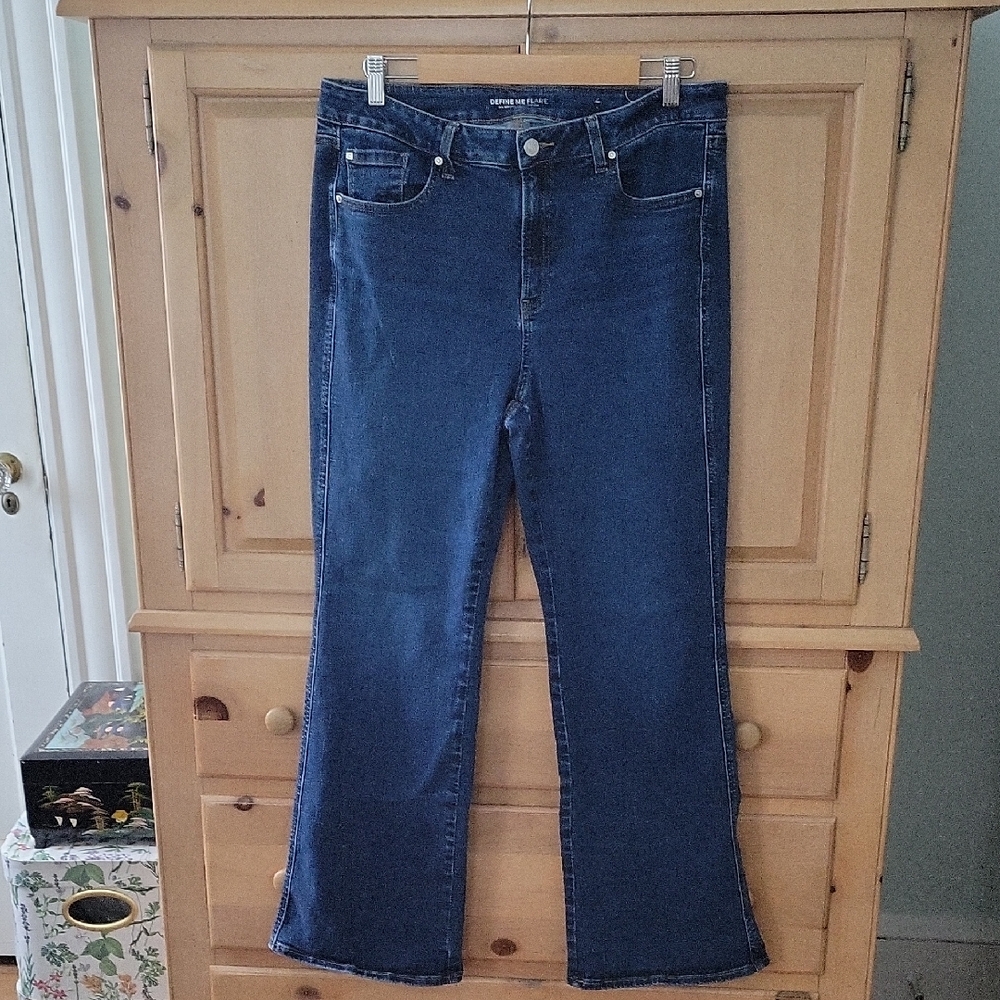 Chico's Dark Blue Flare Jeans